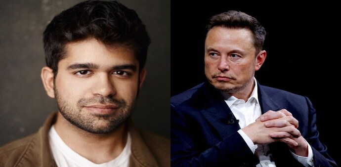 Aravind Srinivas and Elon Musk Aravind Srinivas and Elon Musk