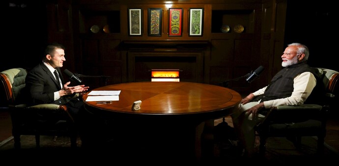 PM Modi appears for a three-hour long podcast with Lex Fridman PM Modi appears for a three-hour long podcast with Lex Fridman