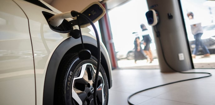 A BYD electric vehicle being charged (File Photo) A BYD electric vehicle being charged (File Photo)