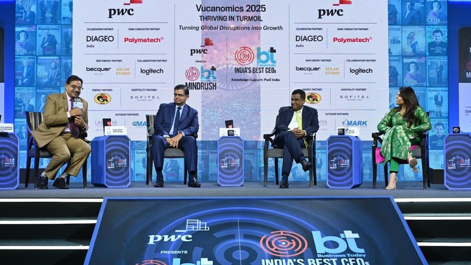 Namita Thapar, Mathew Cyriac, and Sanjeev Krishan, Chairperson, PwC in India at BT MindRush. Namita Thapar, Mathew Cyriac, and Sanjeev Krishan, Chairperson, PwC in India at BT MindRush.