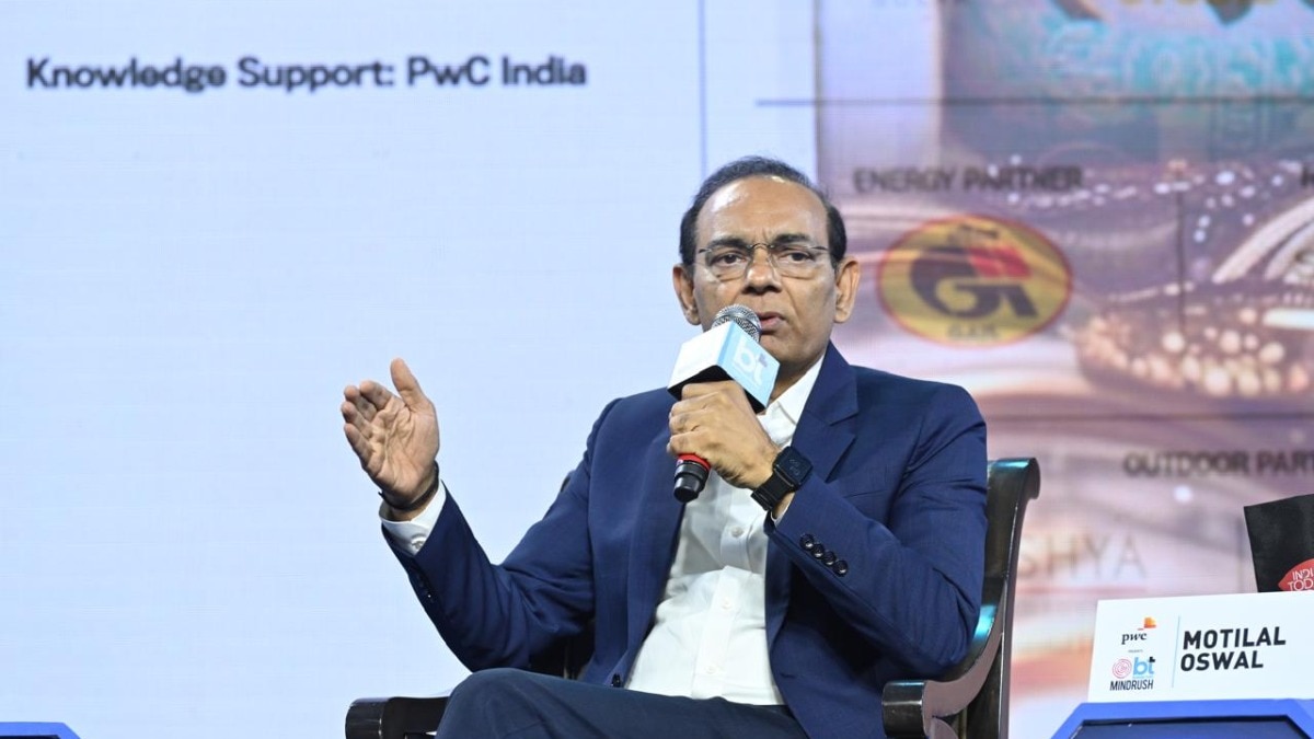 Motilal Oswal, Group MD & CEO, MOFSL, at BT MindRush. Motilal Oswal, Group MD & CEO, MOFSL, at BT MindRush.