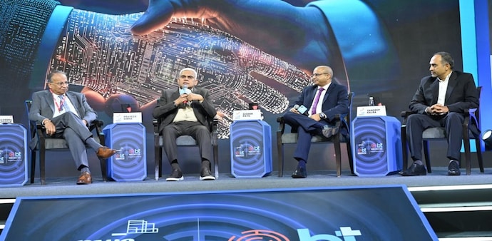 Panellists at the session titled ‘The Disruptor’s Mindset: How Great Leaders Embrace Change during BT MindRush. Panellists at the session titled ‘The Disruptor’s Mindset: How Great Leaders Embrace Change during BT MindRush.