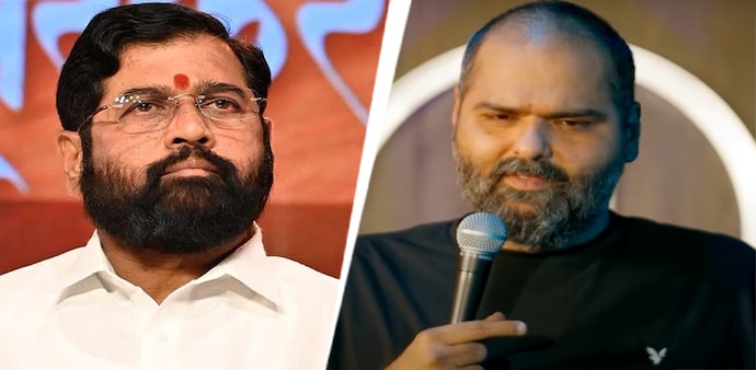 Eknath Shinde vs Kunal Kamra: Audio clip of phone call between comedian, Shiv Sena supporter goes viral Eknath Shinde vs Kunal Kamra: Audio clip of phone call between comedian, Shiv Sena supporter goes viral
