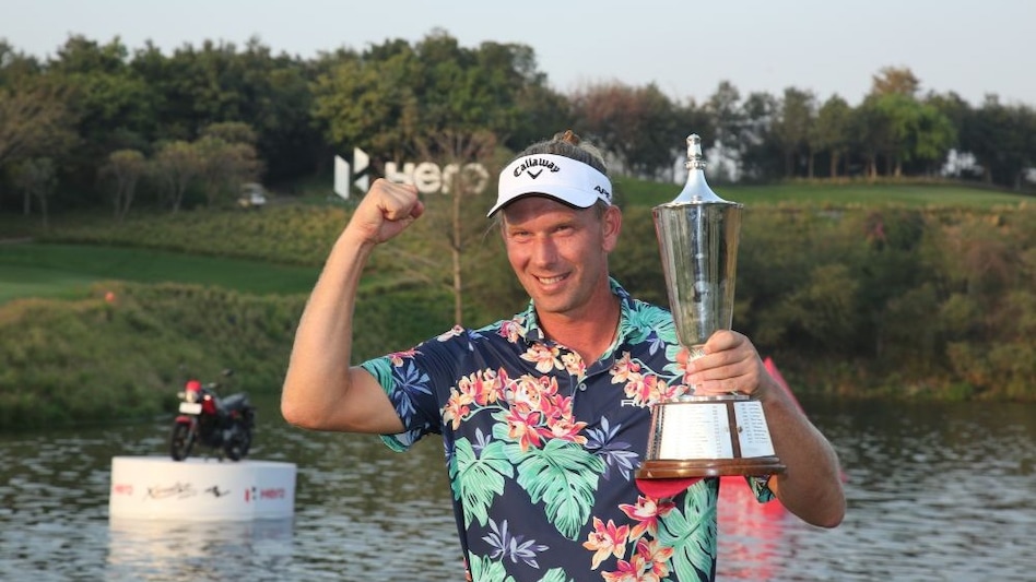 Germany’s Marcel Siem with the 2023 Hero Indian Open Trophy that changed his career trajectory. Image courtesy HIO. Germany’s Marcel Siem with the 2023 Hero Indian Open Trophy that changed his career trajectory. Image courtesy HIO.