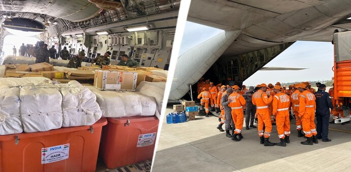 India leads relief mission in Myanmar India leads relief mission in Myanmar