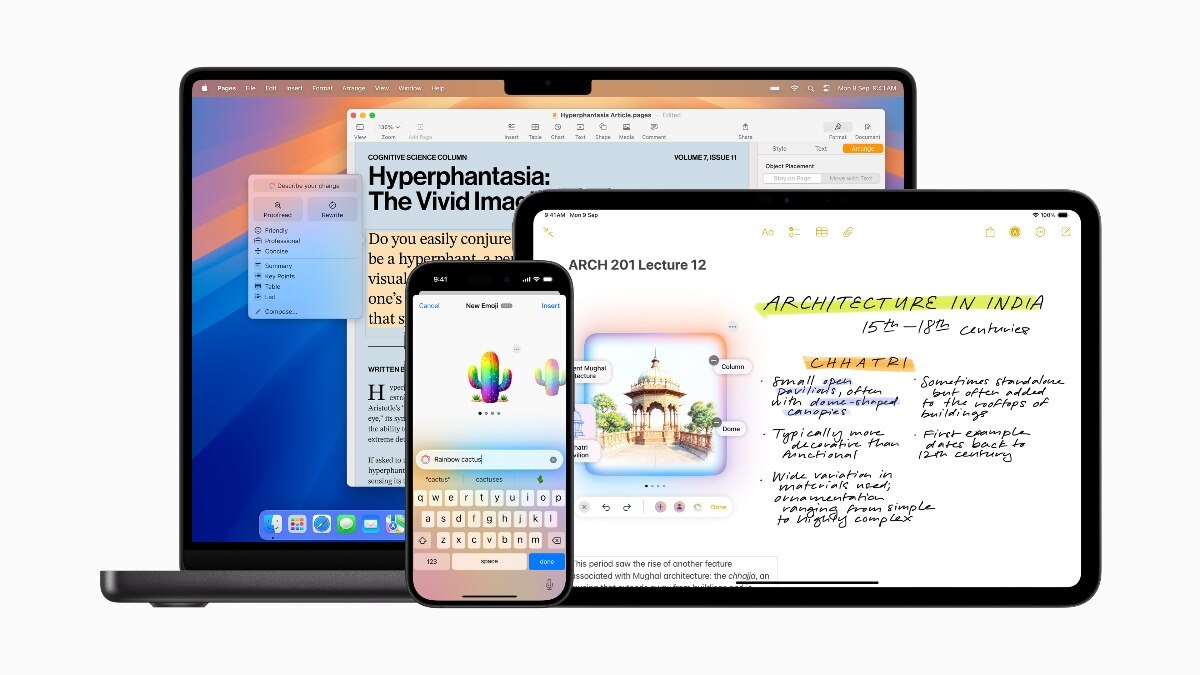 Today’s release of iOS 18.4, iPadOS 18.4, and macOS Sequoia 15.4 brings new features to Apple Intelligence on iPhone, iPad, and Mac. Today’s release of iOS 18.4, iPadOS 18.4, and macOS Sequoia 15.4 brings new features to Apple Intelligence on iPhone, iPad, and Mac.