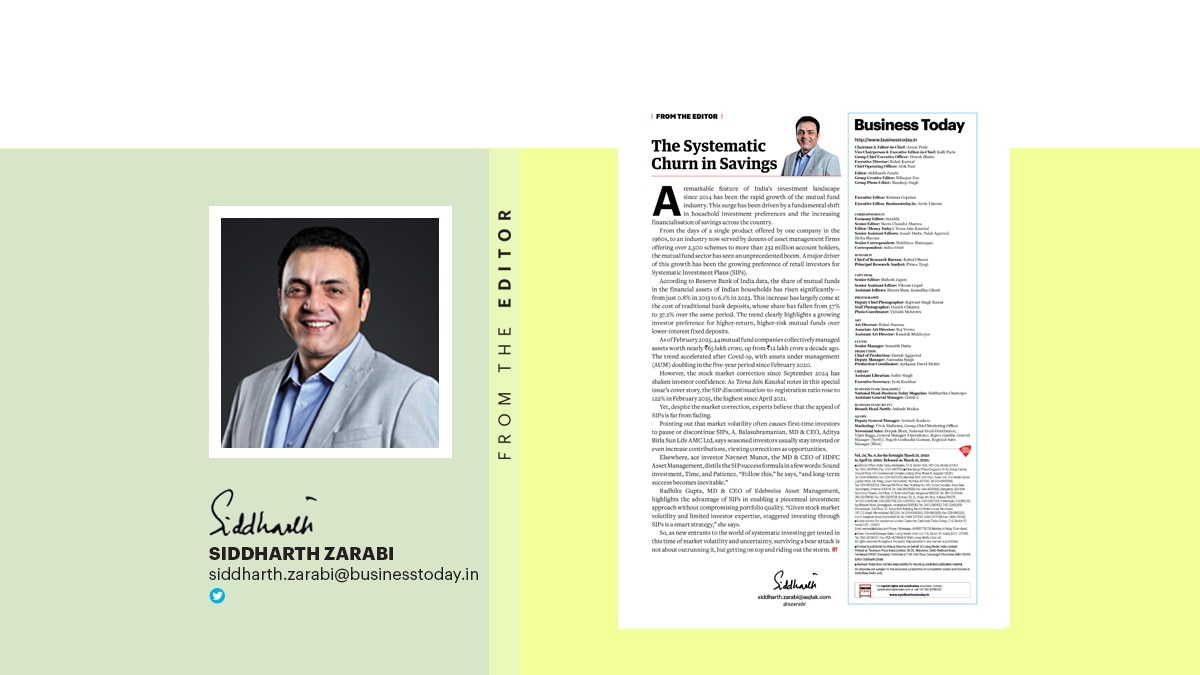 The Systematic Churn in Savings The Systematic Churn in Savings