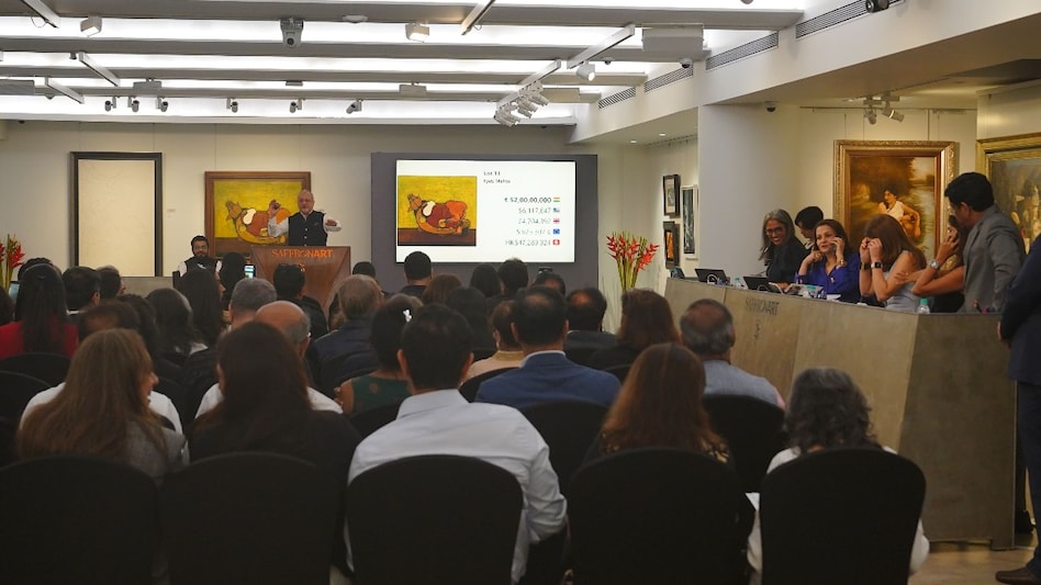 Saffronart's 25th Anniversary sale set a world record for highest value of South Asian art at an auction Saffronart's 25th Anniversary sale set a world record for highest value of South Asian art at an auction