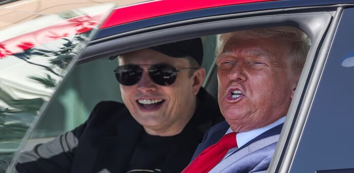 Elon Musk tried to dissuade Trump from imposing tariffs, report says Elon Musk tried to dissuade Trump from imposing tariffs, report says