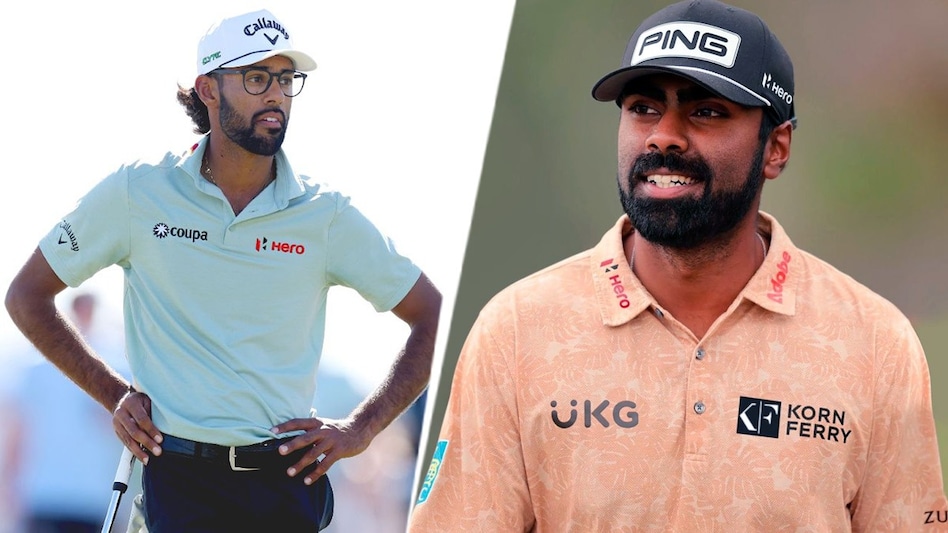 Akshay Bhatia (left) and Sahith Theegala Akshay Bhatia (left) and Sahith Theegala