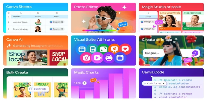 Canva unveils Visual Suite 2.0 (image: Canva) Canva unveils Visual Suite 2.0 (image: Canva)