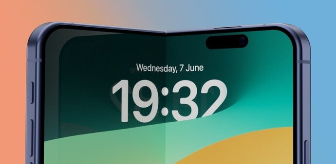 Foldable iPhone (Image credit: Apple Insider) Foldable iPhone (Image credit: Apple Insider)