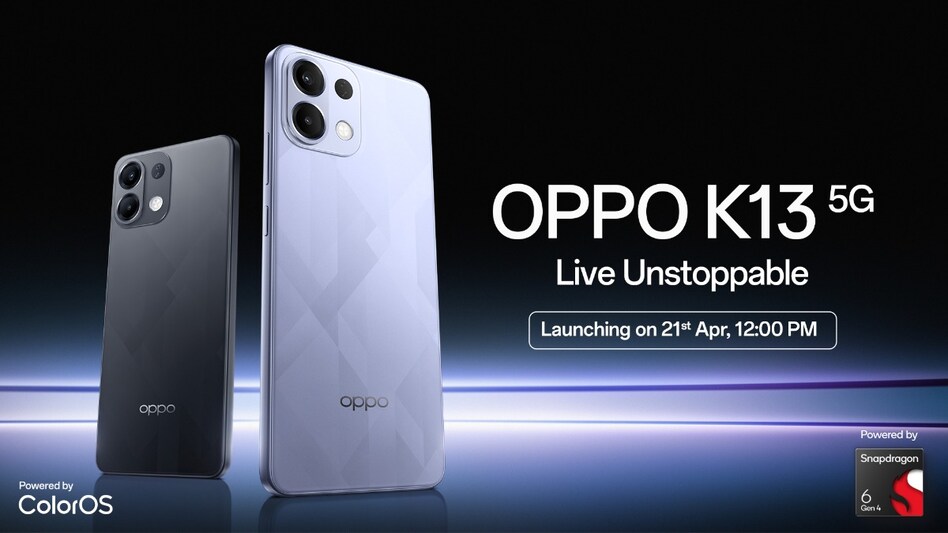 Oppo K13 5G launching on 21 April Oppo K13 5G launching on 21 April