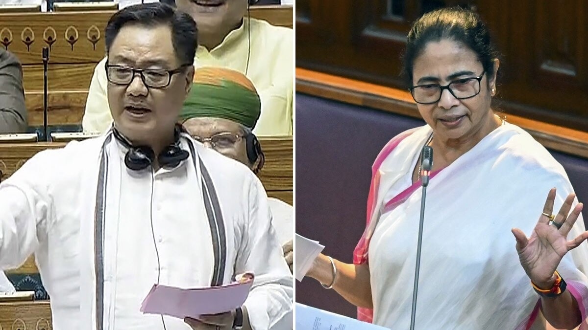 Kiren Rijiju slams Mamata Banerjee over Waqf law refusal Kiren Rijiju slams Mamata Banerjee over Waqf law refusal