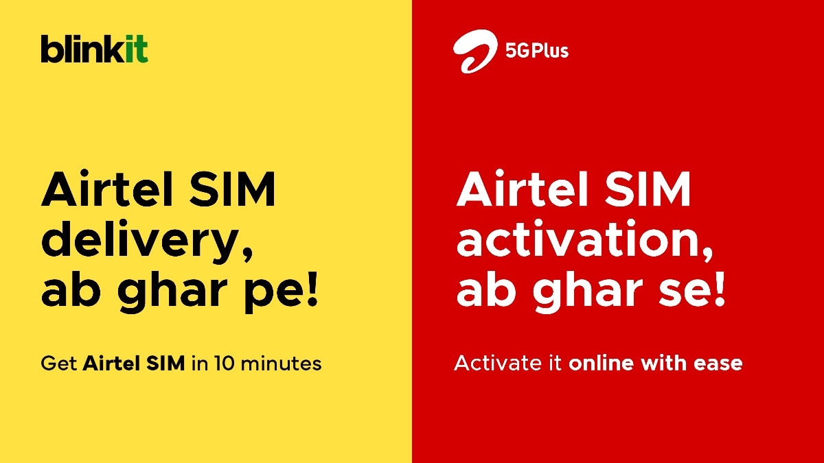 Airtel partners with Blinkit for 10-minute SIM card delivery Airtel partners with Blinkit for 10-minute SIM card delivery