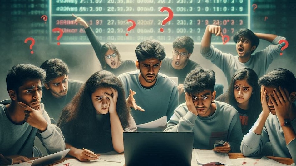 A fresh controversy has hit the NTA. The JEE Main 2025 has stirred an uproar as students and parents flagged major errors in response sheets and answer keys. (AI-generated image) A fresh controversy has hit the NTA. The JEE Main 2025 has stirred an uproar as students and parents flagged major errors in response sheets and answer keys. (AI-generated image)