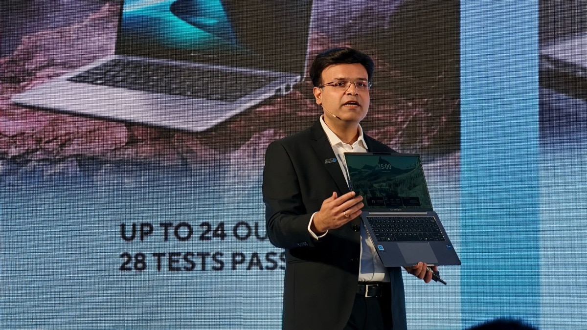 Dinesh Sharma of Asus India launches the new ExpertBook P series laptops in India Dinesh Sharma of Asus India launches the new ExpertBook P series laptops in India