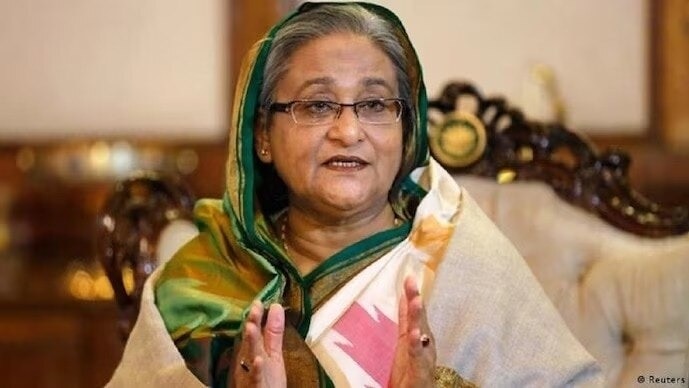 Sheikh Hasina has been living in India since August 5 last year