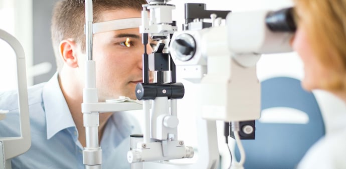 The retina, located at the back of the eye, is packed with cone cells that interpret colour. The retina, located at the back of the eye, is packed with cone cells that interpret colour.