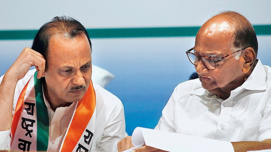 Sharad and Ajit appeared together at a sugar industry event in Pune Sharad and Ajit appeared together at a sugar industry event in Pune