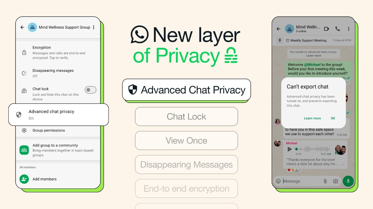 Advanced Chat Privacy Advanced Chat Privacy