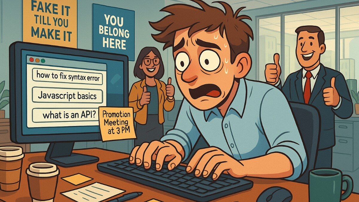 From panic to promotion: Reddit user fakes CV, codes on caffeine, and climbs the ladder From panic to promotion: Reddit user fakes CV, codes on caffeine, and climbs the ladder