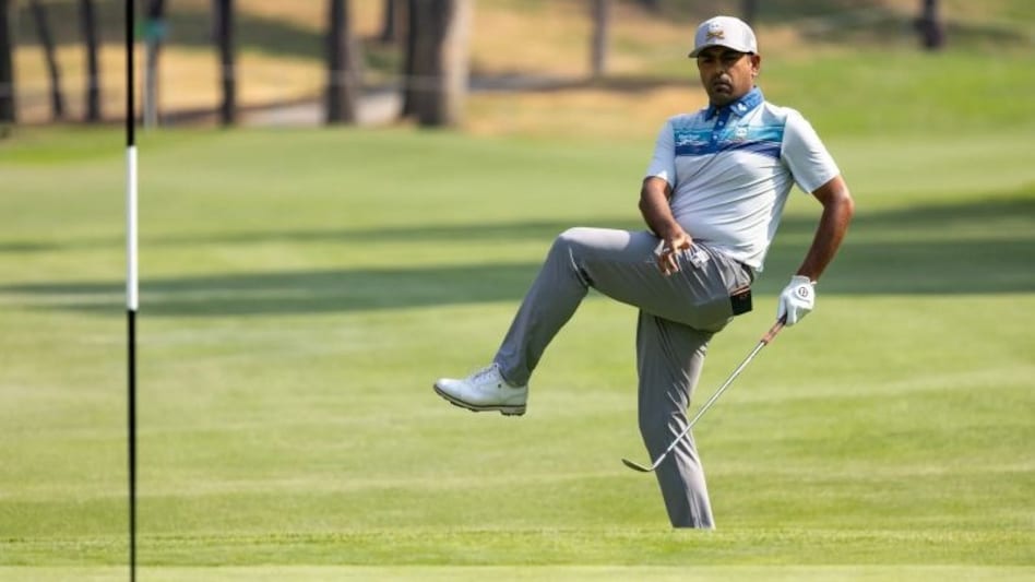 Anirban Lahiri of the Crushers reacts to a missed putt on the opening day of LIV Golf Mexico City as was tied for sixth place at the Club de Golf Chapultepec on April 25. (Image courtesy: livgolf.com) Anirban Lahiri of the Crushers reacts to a missed putt on the opening day of LIV Golf Mexico City as was tied for sixth place at the Club de Golf Chapultepec on April 25. (Image courtesy: livgolf.com)