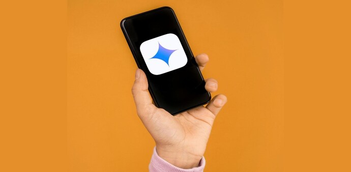Gemini Logo on a Phone Gemini Logo on a Phone