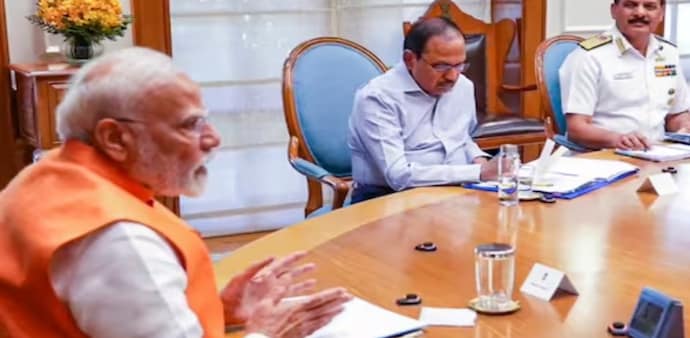 NSA Ajit Doval meets PM Modi again NSA Ajit Doval meets PM Modi again