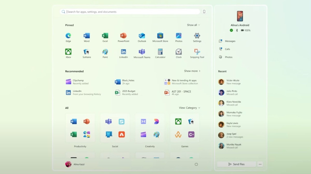New Start Menu coming to Windows 11 New Start Menu coming to Windows 11