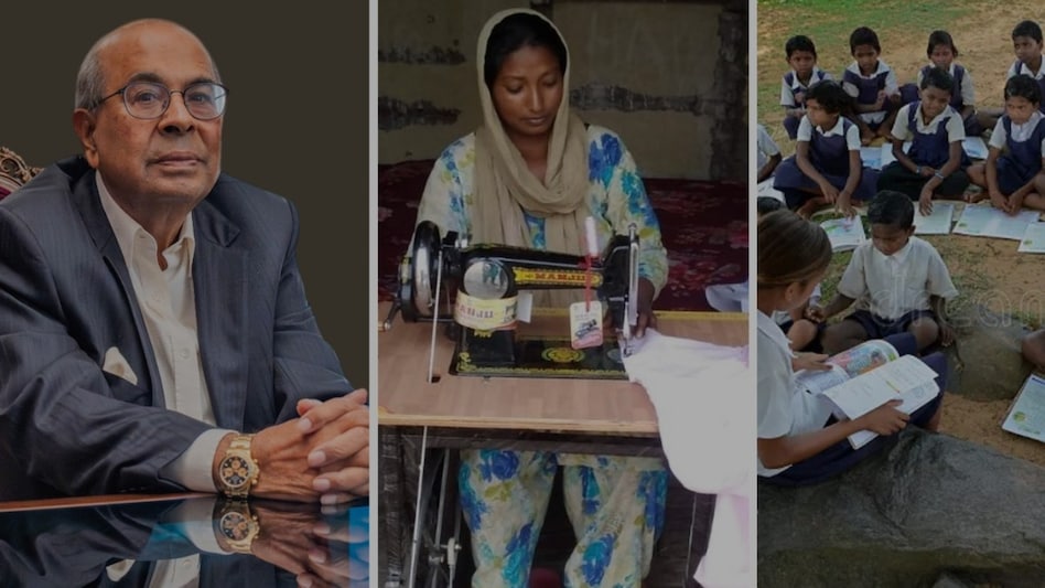 On Left, Prakash Hinduja (79), one of the four Hinduja Brothers On Left, Prakash Hinduja (79), one of the four Hinduja Brothers