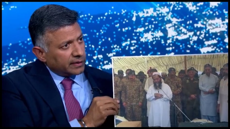 Rauf was leading the prayers for those killed in the strikes on LeT's headquarters in Muridke, around an hour away from Lahore. Rauf was leading the prayers for those killed in the strikes on LeT's headquarters in Muridke, around an hour away from Lahore.