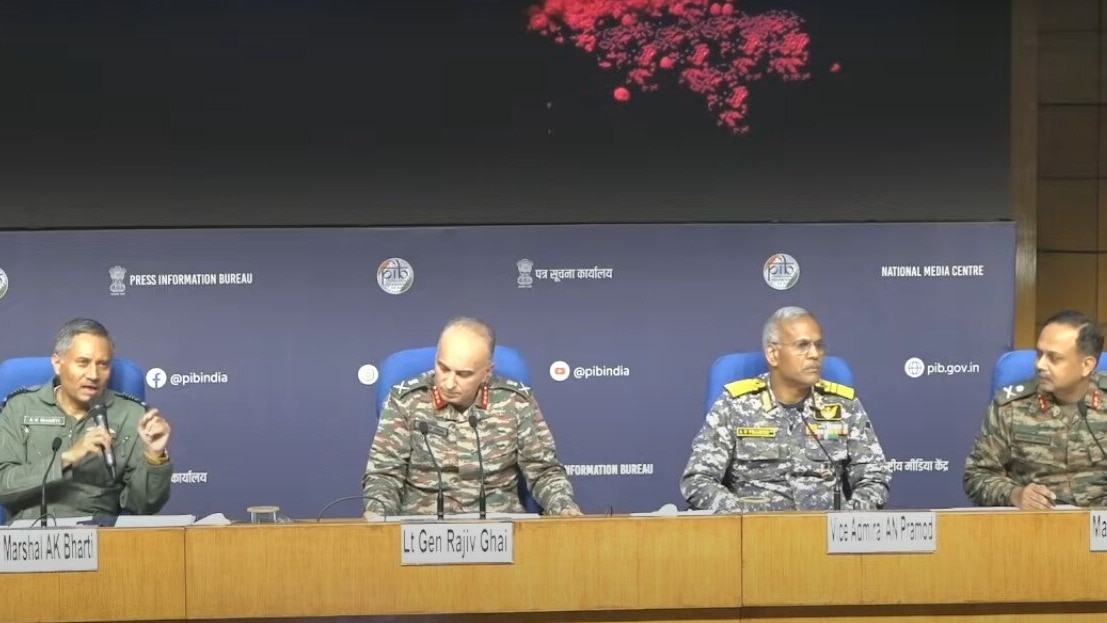 Vice Admiral Pramod highlighted the close coordination among the three services. “The application of force by the Navy was planned in a synchronised manner in coordination with the Army and Air Force,” he said. Vice Admiral Pramod highlighted the close coordination among the three services. “The application of force by the Navy was planned in a synchronised manner in coordination with the Army and Air Force,” he said.