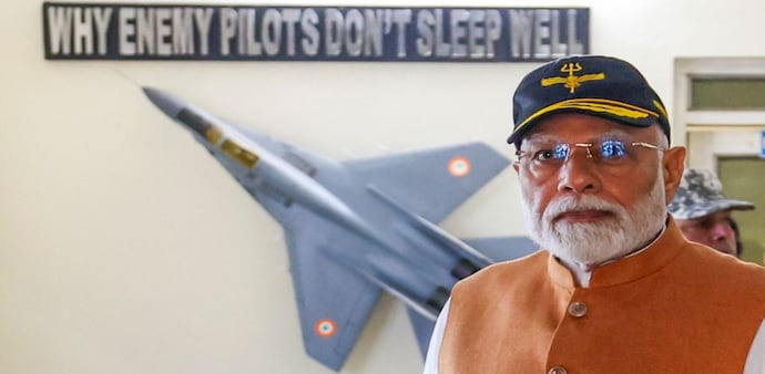 Pakistan shared fake videos and images of the Adampur airbase being severely damaged as part of its disinformation campaign. Pakistan shared fake videos and images of the Adampur airbase being severely damaged as part of its disinformation campaign.