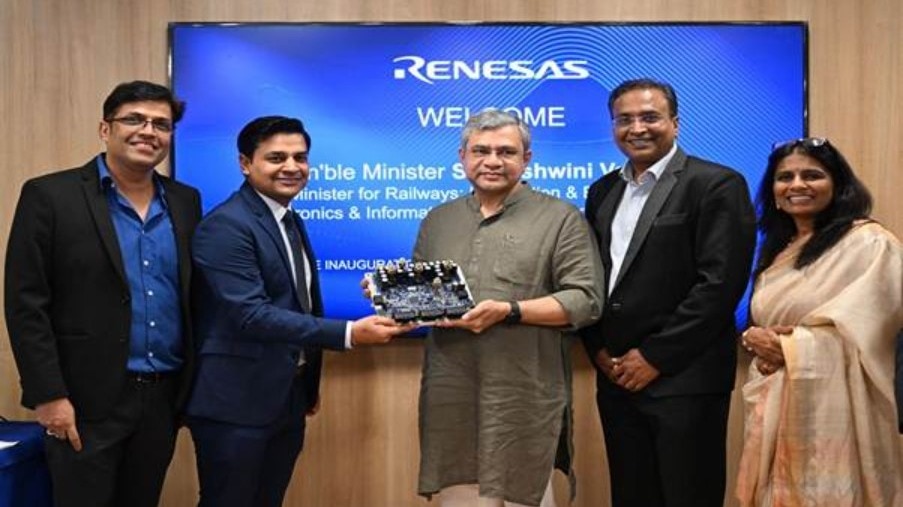 Union Minister Ashwini Vaishnaw also virtually inaugurated the company’s design centre in Bengaluru after the Noida unit. Union Minister Ashwini Vaishnaw also virtually inaugurated the company’s design centre in Bengaluru after the Noida unit.