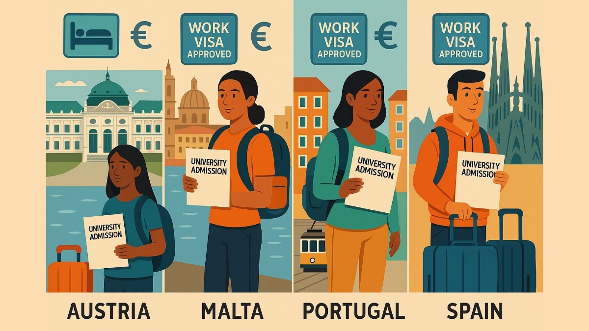 Affordability and post-study work visas drive Indians toward Austria, Malta, Portugal and Spain Affordability and post-study work visas drive Indians toward Austria, Malta, Portugal and Spain