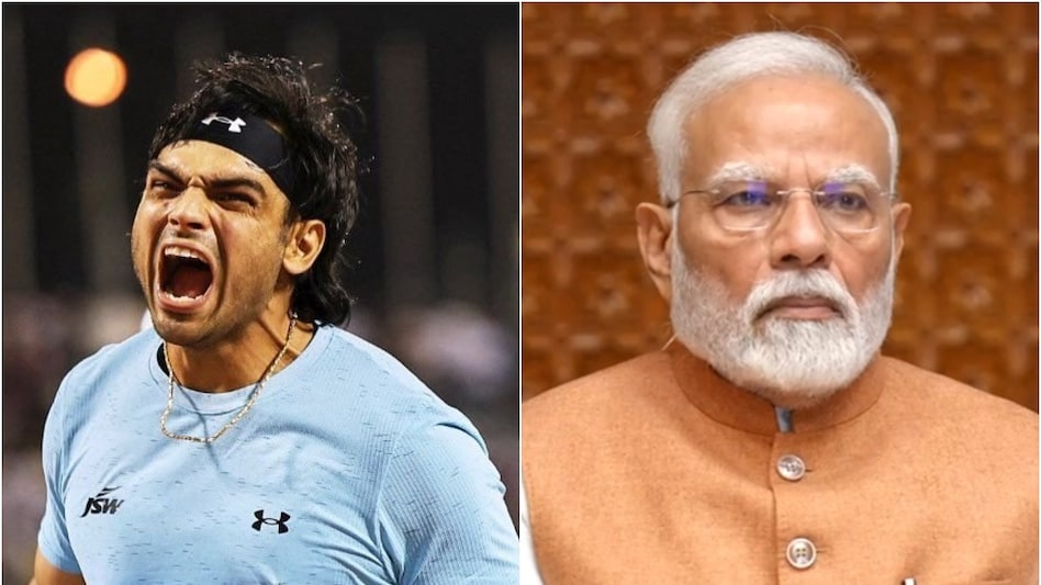PM Modi heaped praise on Neeraj Chopra touching historic distance. (Phooto: X, PTI) PM Modi heaped praise on Neeraj Chopra touching historic distance. (Phooto: X, PTI)