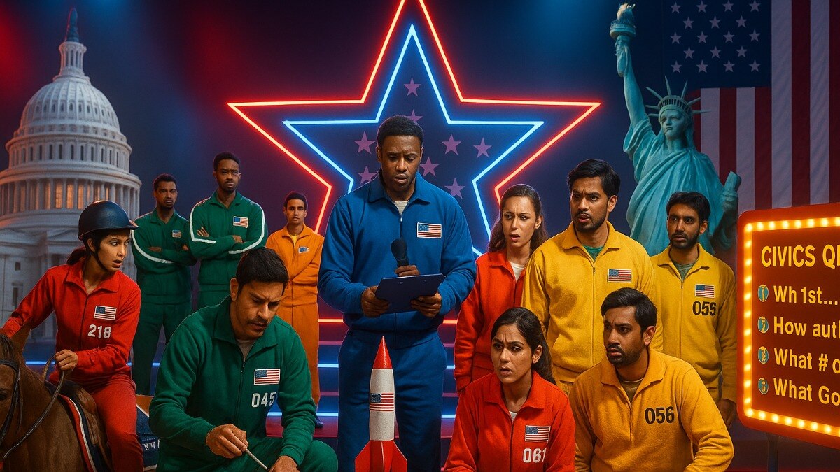 Citizenship through reality TV? Homeland Security reviewing ‘The American’ show pitch (AI generated image) Citizenship through reality TV? Homeland Security reviewing ‘The American’ show pitch (AI generated image)