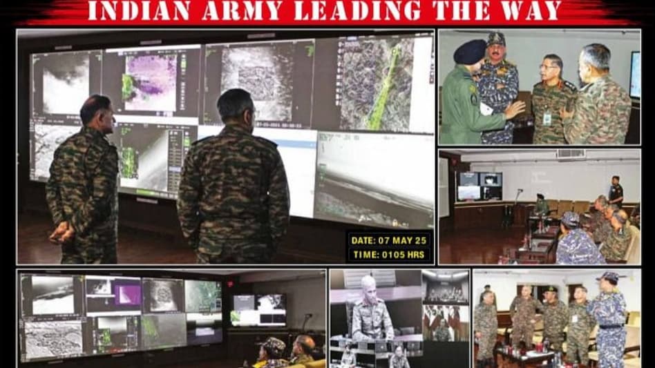 Army releases images of top generals monitoring Operation Sindoor live from South Block Army releases images of top generals monitoring Operation Sindoor live from South Block