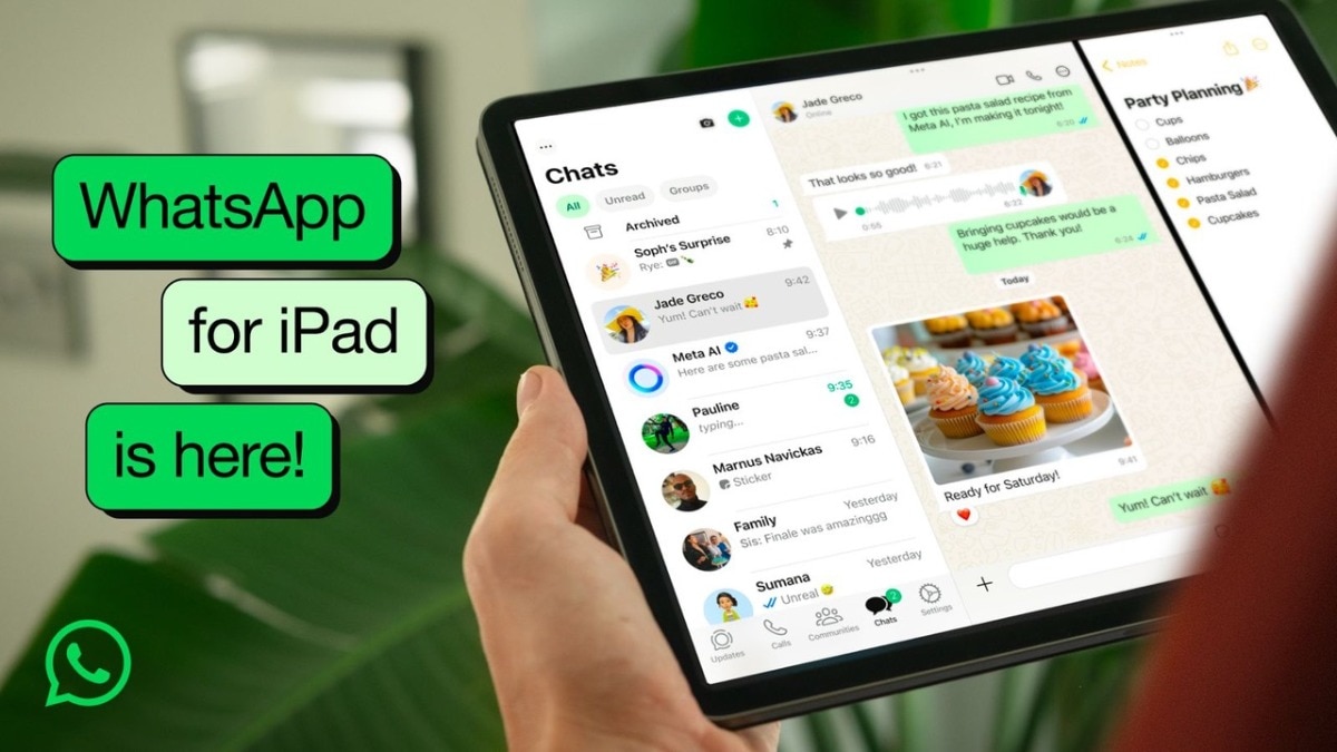 WhatsApp now on iPad WhatsApp now on iPad