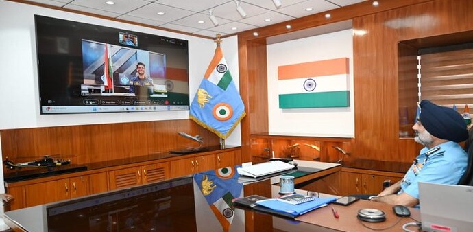Chief of the Air Staff (CAS) Air Chief Marshal AP Singh wishes Subhanshu Shukla ahead of Axiom-4 mission Chief of the Air Staff (CAS) Air Chief Marshal AP Singh wishes Subhanshu Shukla ahead of Axiom-4 mission