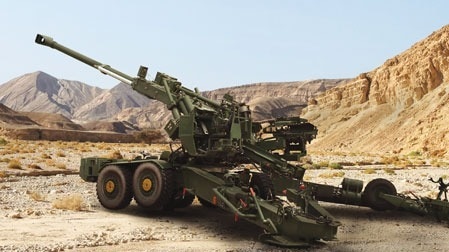 Bharat Forge exhibited its first gun in 2012 Bharat Forge exhibited its first gun in 2012