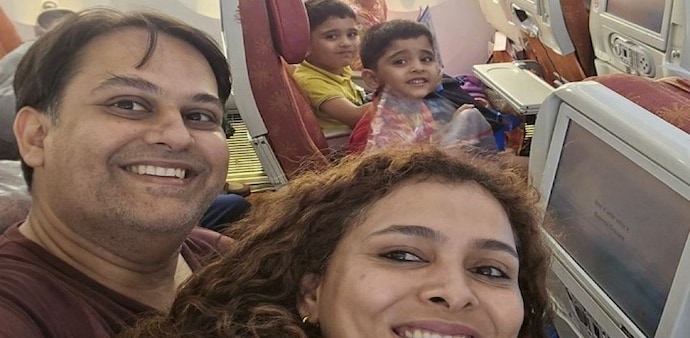 On Wednesday, the family traveled to Ahmedabad for the London-bound flight. Relatives accompanied them to the airport, not knowing it would be their final goodbye. On Wednesday, the family traveled to Ahmedabad for the London-bound flight. Relatives accompanied them to the airport, not knowing it would be their final goodbye.