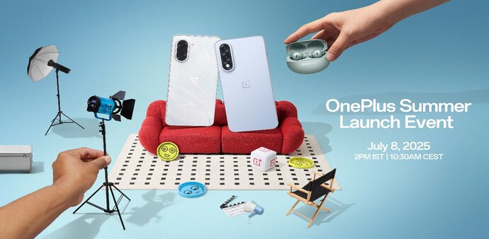 OnePlus Nord 5, Nord CE 5, Nord Buds 4 to launch in India on 8 July OnePlus Nord 5, Nord CE 5, Nord Buds 4 to launch in India on 8 July