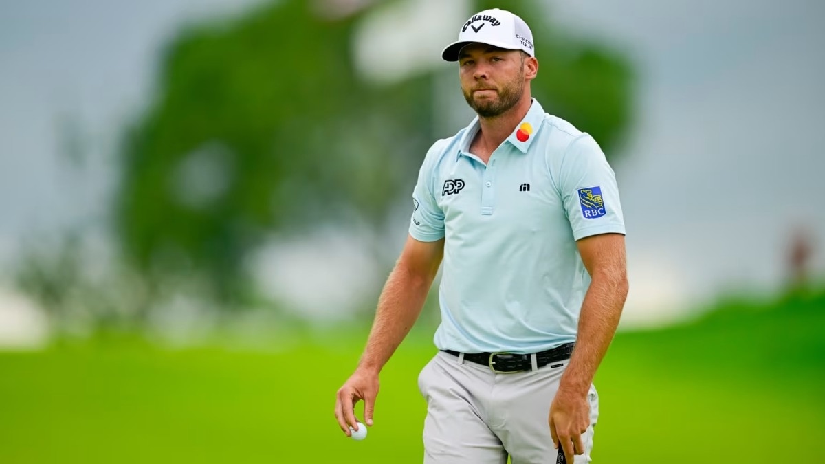 Day three leader Sam Buns snapped in a pensive moment at Oakmont Country Club on Saturday. (Image courtesy usopen.com) Day three leader Sam Buns snapped in a pensive moment at Oakmont Country Club on Saturday. (Image courtesy usopen.com)