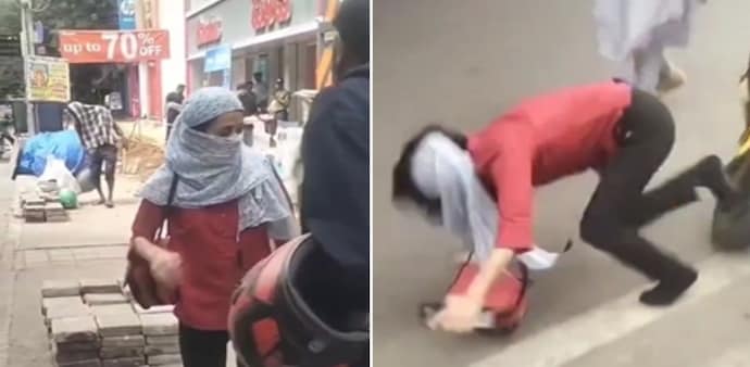 Rapido driver slaps woman near Jayanagar showroom in Bengaluru, video goes viral, police consider FIR. Rapido driver slaps woman near Jayanagar showroom in Bengaluru, video goes viral, police consider FIR.
