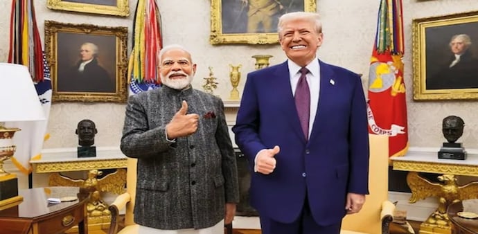 PM Modi and Donald Trump's telephonic call PM Modi and Donald Trump's telephonic call