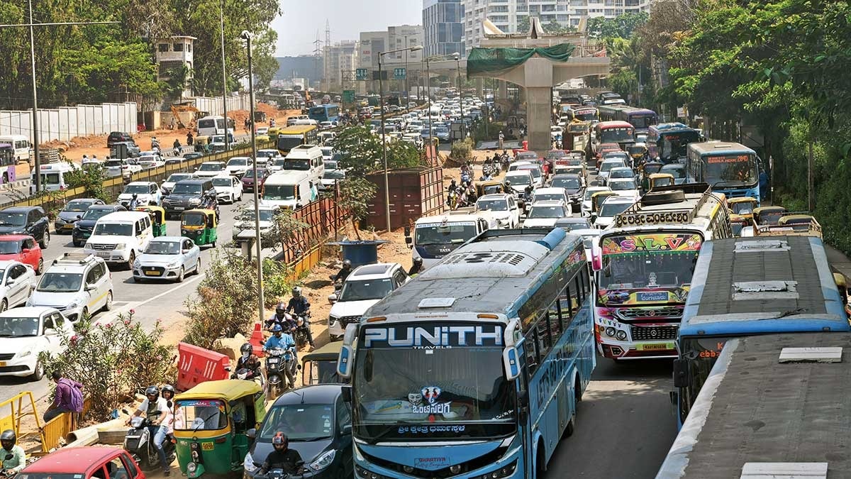 In Whitefield, Hebbal, and across the Outer Ring Road, travel times defy logic, turning even short trips into grueling ordeals.