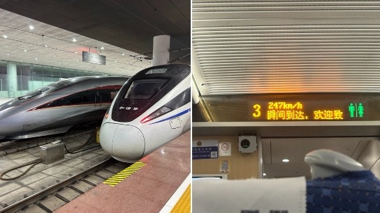 800 km in 4.5 hours: Indian co-founder hails China’s high-speed rail after whirlwind trip (X/@akashbnsal) 800 km in 4.5 hours: Indian co-founder hails China’s high-speed rail after whirlwind trip (X/@akashbnsal)