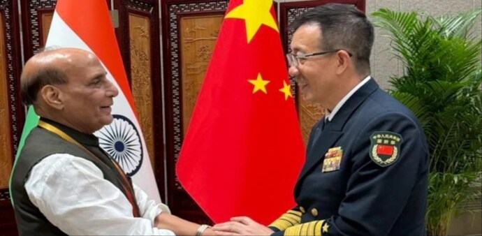 Rajnath Singh raised the issue directly with his Chinese counterpart Dong Jun Rajnath Singh raised the issue directly with his Chinese counterpart Dong Jun